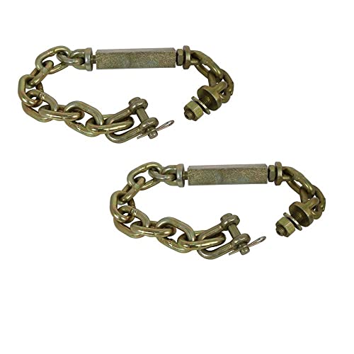 2 New Aftermarket 3 Three Point Hitch Chain Stabilizer Turnbuckle Sway Universal Fit