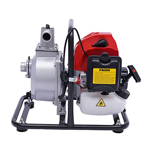 119GPM 2HP 43CC 2-Stroke Gas Powered Semi-Trash Water Transfer Pump - color: 2hp 2-stroke
