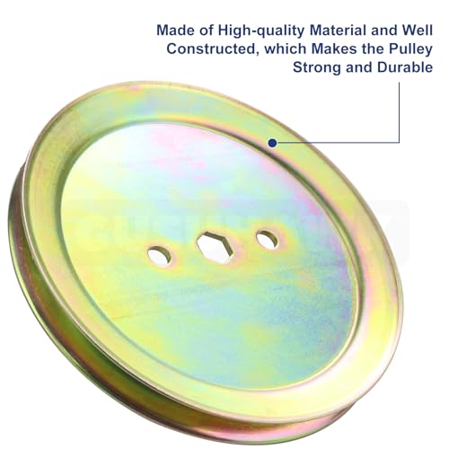 2 Pack GX20367 Pulley Replace John Deere GX20367 UC23728 for 42" - color: A14 2x GX20367