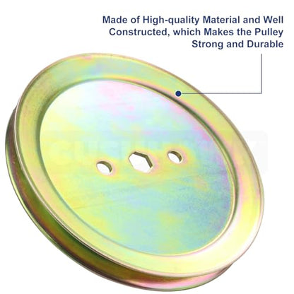 2 Pack GX20367 Pulley Replace John Deere GX20367 UC23728 for 42" - color: A14 2x GX20367