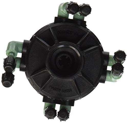 2 Pack - Orbit Adjustable Flow 8-Port Drip Irrigation Manifold for 1/4 Inch Tube