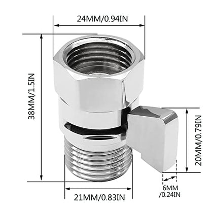 BokWin Shower Head Shutoff Valve