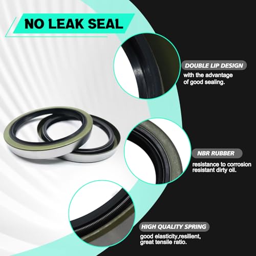 2 Set Boat Trailer Axle Bearing Kits L44643/L44610 and 12192TB Seals OD 1.980'' for 1'' 2000-2200 Lbs Spindle Axles, Trailer Wheel Hub Bearings Kit with Dust Cover and Cotter Pin - color: 2 Sets L44643 L44610 Bearings