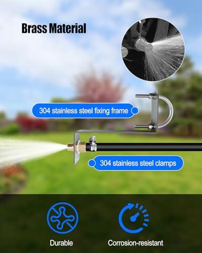 12 Ft Boomless Nozzle with Fixed Frame and Hose Clamp 3.0 GPM 12V Pumps