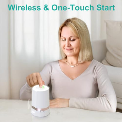 Fullicon Electric Pill Crusher, One Touch Grinding, Fine Powder, Rose Gold - color: Rose Gold