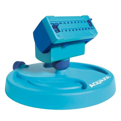 Aqua Joe AJ-OSPR20 Mini Oscillating Sprinkler on Sled Base – 20 Nozzles, 4 Spray Patterns, up to 4,250 sq. ft. Coverage