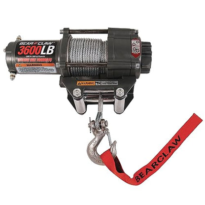 Extreme Max 5600.3075 Bear Claw ATV Winch - 3600 lbs. - size: 3600 lb