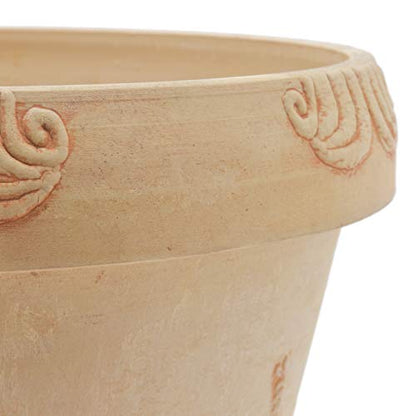 PSW Pot Collection Dragonfly Planter Pot for Indoor and Outdoor Plants and Gardens, 12.5' by 10, Beige - color: Beige