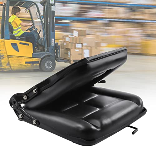 Universal Forklift Seat, Fold Down Tractor Seat with Adjustable Angle Back and Micro Switch Lawn Mower Seat for Tractor Loader Excavator… - style: with Adjustable Angle Back