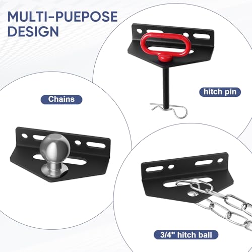 Universal Heavy Duty Zero Turn Trailer Hitch, 1/2" Hitch Pin Included - size: Lawn Mower Hitch