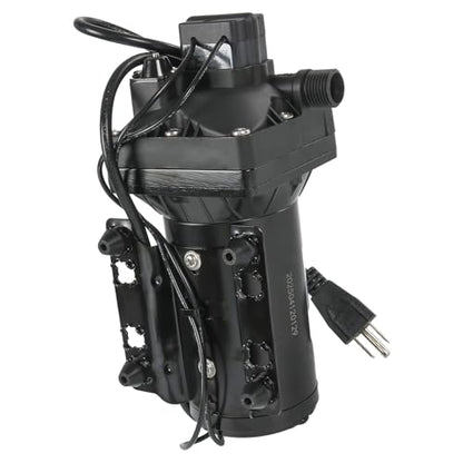 RV Water Pump, 115V AC 5.0 GPM 55 PSI, Self-Priming Diaphragm Pressure Pump - size: 5.0-115V-55