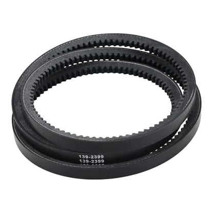 139-2399 Mower Deck Belt, Traction Drive Cogged Belt Fit for Toro TimeCutter & Exmark Quest 74683 74685 74687 74690 74691QZE725GKC42200 QZE725GKC50200 Lawn Mowers - size: 0.5" x 59"
