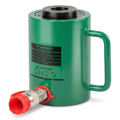 20T Hollow Hydraulic Cylinder Jack 2"(50mm) Stroke Hydraulic Ram - size: RCH-2050