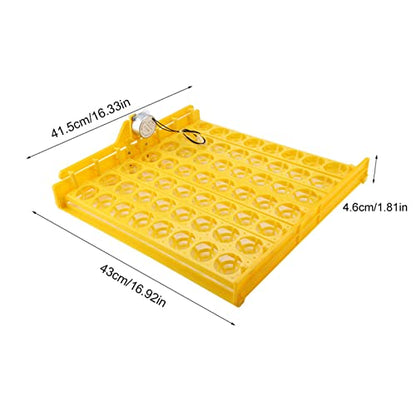 Egg Incubator, 56 Eggs Automatic Turning Tray for Chicken Duck Quail