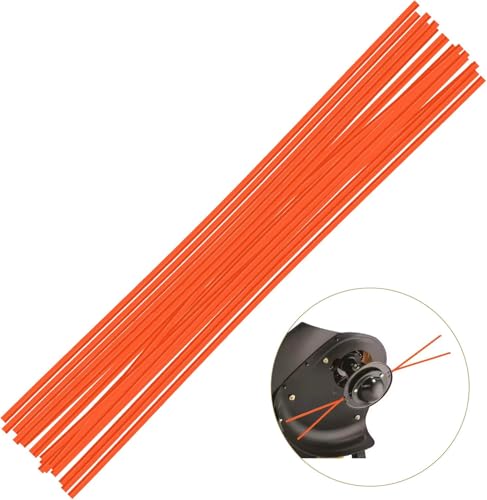 490-040-C035 0.155" x 18.5" Pre-Cut Trimmer Line 18PK | Compatible with Cub Cadet Troy-Bilt Craftsman Remington trimmers. Replaces 743-0112 and 731-10080 with durable 0.155" line
