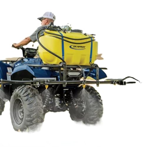25 Gallon ATV Sprayer | 2.2 GPM | 12V Pump, 100 PSI | 29" Adjustable Wand, 15ft Hose | Heavy-Duty Poly Tank for Spot & Broadcast Spraying | Boom Not Included