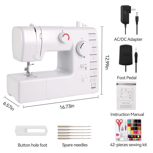 Multifunction Sewing Machine, 59 Stitches, Strong Motor, Full Metal Frame