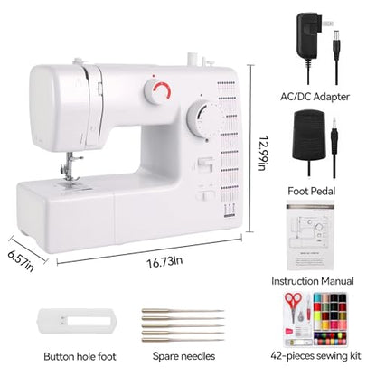 Multifunction Sewing Machine, 59 Stitches, Strong Motor, Full Metal Frame