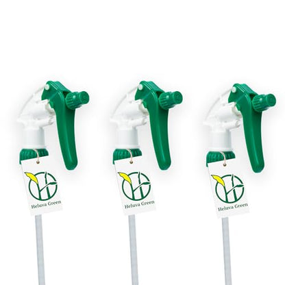 Heluva Green Spray Bottle Nozzle Replacement Tops, Green 3 Pack - color: Green, size: 3 Pack