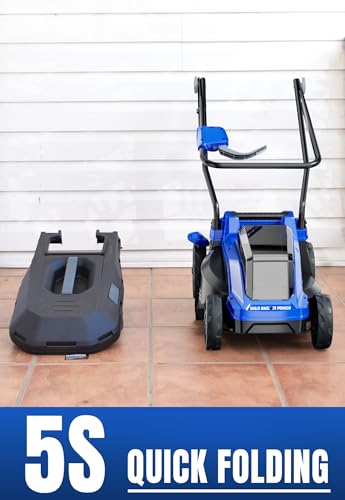 Wild Badger Power 40V 14-in Brushless Electric Cordless Lawn Mower Kit - style: 40V 14" Push
