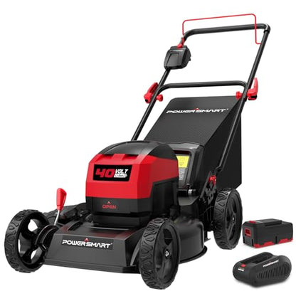 40V Electric Lawn Mower, 17" Brushless Push Lawn Mower