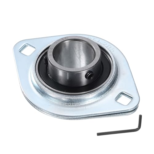 uxcell SBPFL205-16 Pillow Block Bearings 1" Bore Bearing Units Steel - size: SBPFL205-16 (ID 1")
