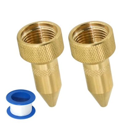 2 Pcs 181331 Brass Lawn Sprayer Adjustable Nozzle Kit