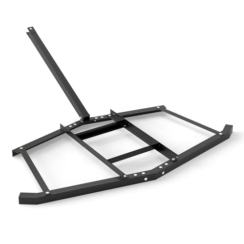 DREAMADE 66" Driveway Drag Harrow, Tow Behind Landscape Harrow - size: 66"