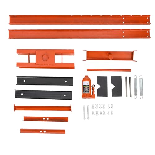 DEXSO 12 Ton H-Frame Hydraulic Shop Press, Orange