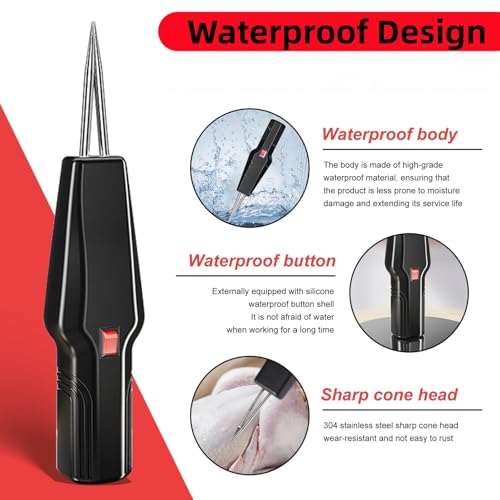 Handheld Chicken Plucker, Electric Quick Chicken Poultry Feather Plucking Device Portable Rechargeable Waterproof Feather Puller for Chickens Ducks Geese and Turkeys