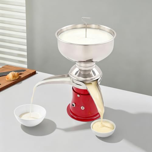 Electric Cream Separator, Centrifugal Milk Separator 50L/h for Dairy Farm