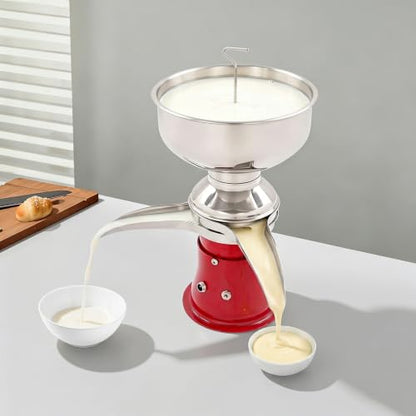 Electric Cream Separator, Centrifugal Milk Separator 50L/h for Dairy Farm