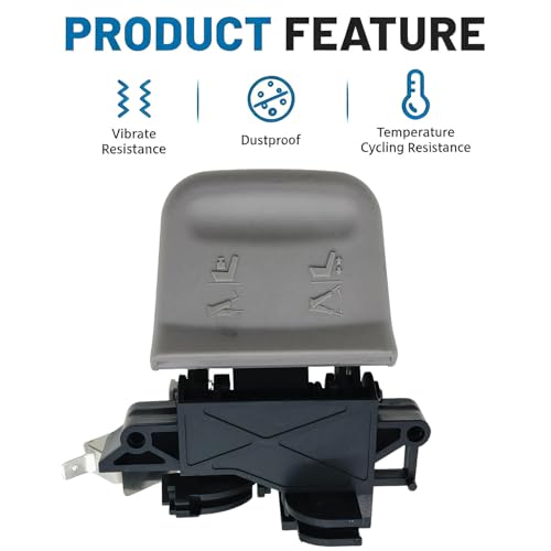 132146 Seat Control Switch Compatible with Grammer MSG95 MSG97 Air Suspension Seats for Tractors, Harvesters, and Construction Machinery