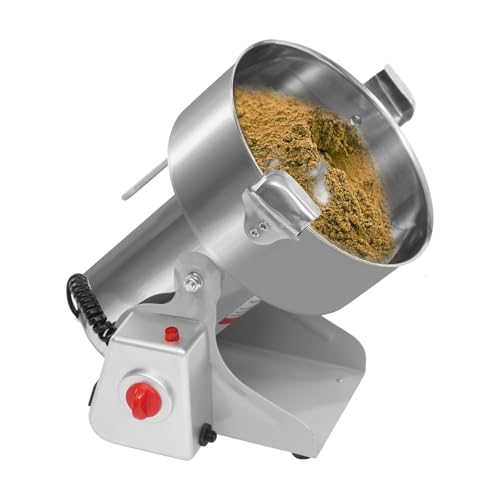 Electric Grain Mill Grinder,Food Grinder for Home and Commercial, Countertop Grain Mill for Dry Spice Herbs Grains Coffee Rice Pepper (5.51lbs/2500g) - size: 5.51lbs/2500g