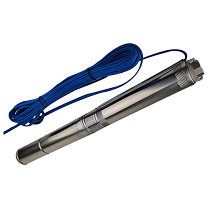 3 Inch Submersible Deep Well Pump - 0.75Hp, 110V/60Hz, 1" Outlet, 80mm Tube, Vertical, 223ft Head, 18.5GPM for Garden, Ponds, Livestock, Fountain, Agricultural - size: 110V/60Hz-3/4HP