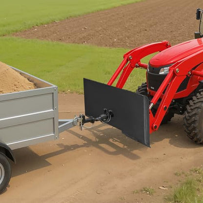 VEVOR 1/2 in Skid Steer Mount Plate, Universal Quick Attach Mount Plate, Easy to Bolt, 9000lbs Load Capacity, Heavy Duty Steel Loader Plates Compatible with Kubota Bobcat Skid Steers & Tractors - size: 1/2 Inch