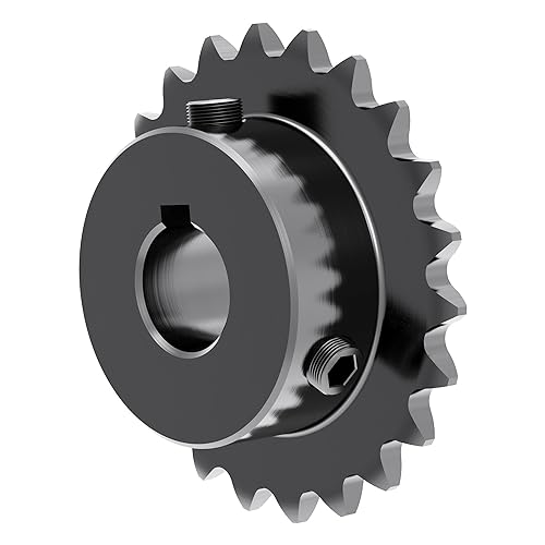 20 Tooth Roller Chain Sprocket, 25 Chain, 17mm Bore, Kw - size: 20T/17(5x2.3)mm keyway