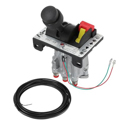 AV295 PTO Hoist Air Shift Control Valve W/ 10M Air Tube for Dump Tipper Truck, Pneumatic Control Valve for Dump Pump, PTO Switch Dual Valve Air Kit for Apsco, 32838879X/WA201X/K90 - size: Set B