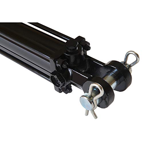 Double Acting Hydraulic Cylinder - AG Tie-Rod Hydraulic Cylinder 2500 PSI Agriculture Standard 2.5" bore 8" Stroke (2.5x8) - size: 8" Stroke, style: 2.5" Bore