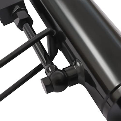 Hydraulic Top Link. 1-1 with Locking Block 16 1/8” - 22 7/16”, with 2 x Hose, Two-Way Design and Good Sealing, for Construction, Transportation, Agriculture, Material Treatment