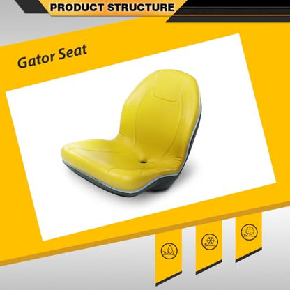CNNELL Tractor Seat Fit John Deere Compact Utility Tractors: 655, 755, 756