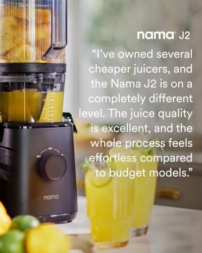Nama J2 - Cold Press Juicer - Hands-Free - Black - color: Black
