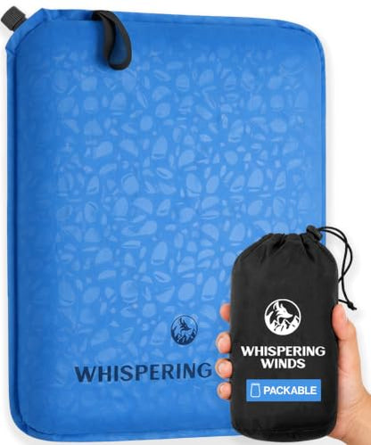 Whispering Winds Inflatable Seat Cushion - color: Blue - 1pack, size: Large