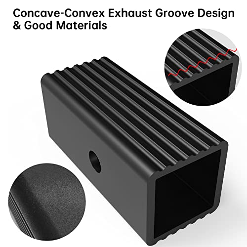 2-1/2" to 2" Hitch Receiver Adapter Insert Sleeve Mount Adapter - size: 2-1/2" to 2"