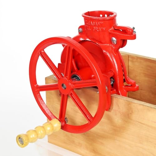 Maximizer Corn Sheller (Red), Manual Hand Crank Thresher, Walnut Shucker/Huller …
