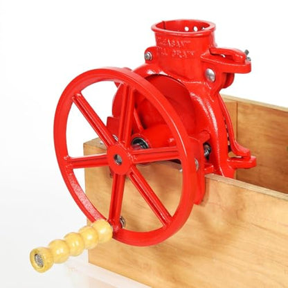 Maximizer Corn Sheller (Red), Manual Hand Crank Thresher, Walnut Shucker/Huller …