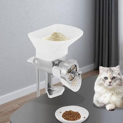 Feed Pellet Machine, Manual Pet Food Maker, 1.5mm Pellet Size, Silver - size: 1.5mm