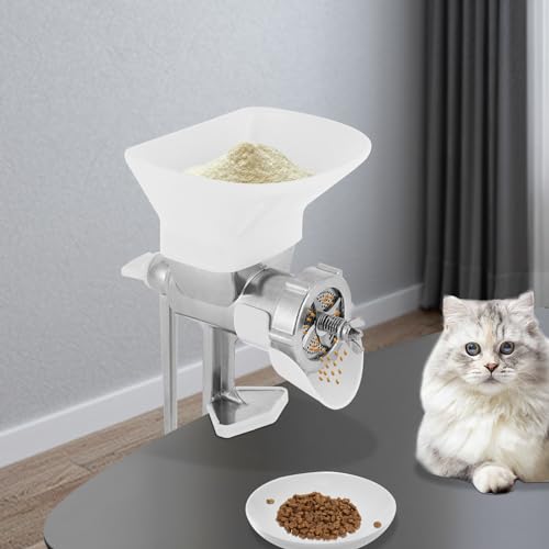 Feed Pellet Machine, Manual Pet Food Maker, 1.5mm Pellet Size, Silver - size: 1.5mm
