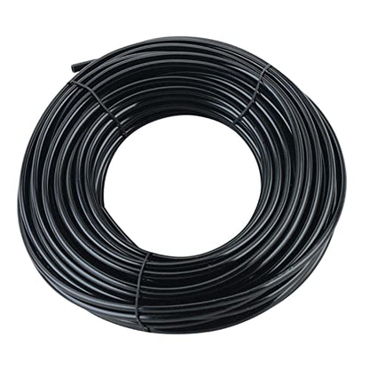 100ft 1/4 inch Drip Irrigation Tubing - size: 100FT Tubing + 0 PC Dripper