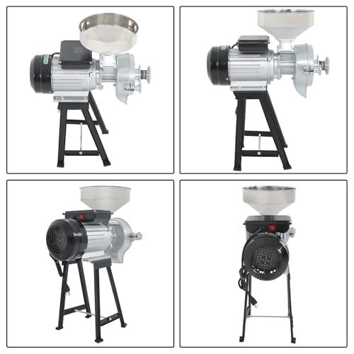 Wet & Dry Electric Grinder Grain Mill 3000W 110V Coffee Feed Flour Cereals Corn Grinder Machine